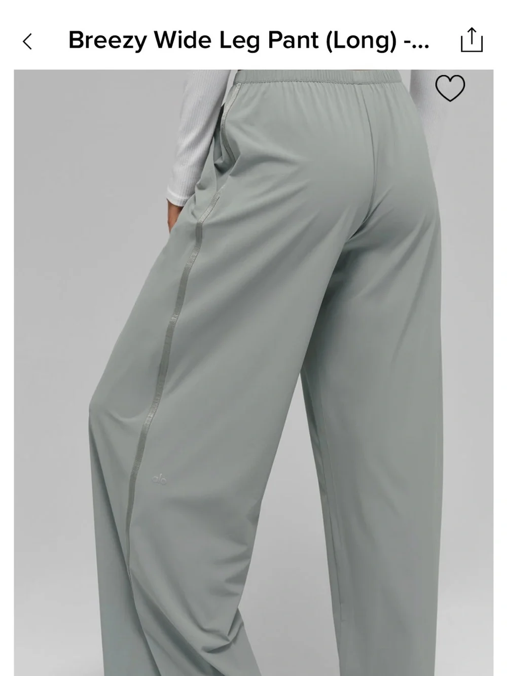 Wide Leg Breezy Pants in Lunar Grey